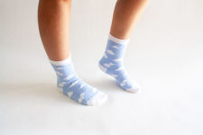Alternative view 2 of Cloud Fuzzy Crew Socks