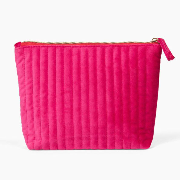 Pink Velvet Pouch