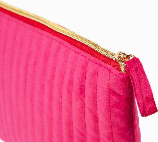 Pink Velvet Pouch