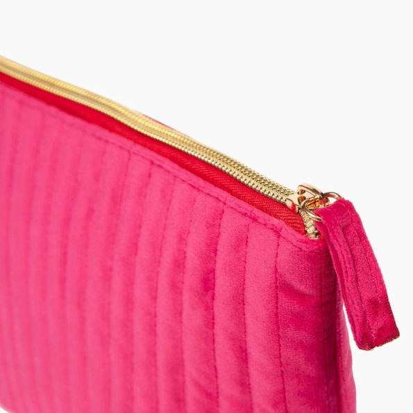 Pink Velvet Pouch
