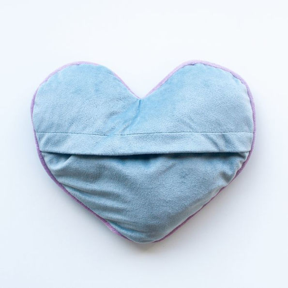 Velvet Heart Weighted Heat Pillow