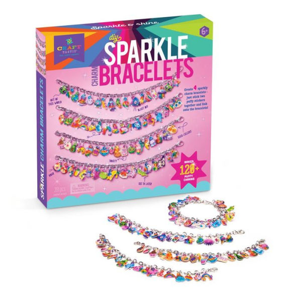 Craft-tastic DIY Sparkle Charm Bracelet Kit