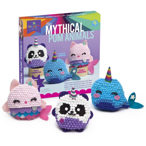 Craft-tastic Mythical Pom Animals