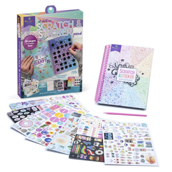 Craft-tastic Scratch & Sticker Journal