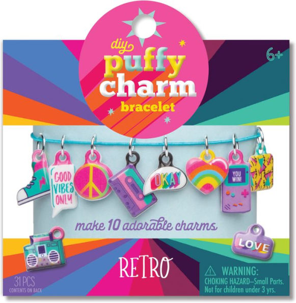 Craft-tastic Puffy Charm Bracelet - (Assorted; Styles Vary)