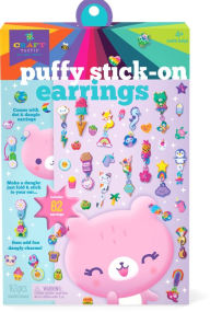 Title: Puffy Stick-on Earrings