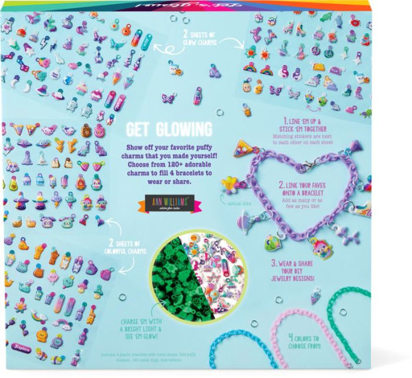 Craft-tastic — DIY Puffy Charm Bracelets Craft and Activity— Make Your Own  Jewelry Kit for Kids — Ages 6+