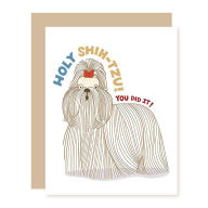 Title: Holy Shih-tzu Congratulations Card