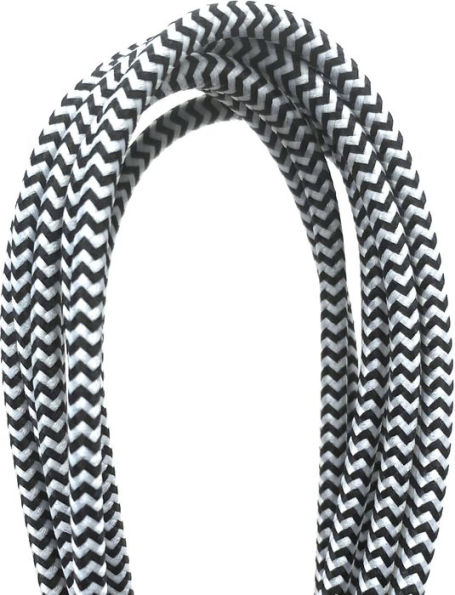 Triple Header Maxi Charger Black and White 6' Cord