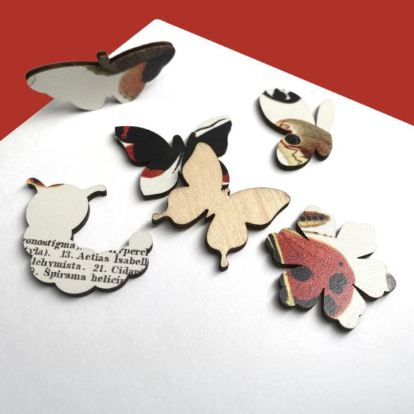 Wooden Puzzle Butterflies and Moths