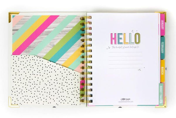 Carpe Diem Budget Spiral Deluxe Planner