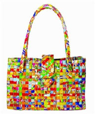 Title: Rebagz KW-TS-1M Small Tie Tote- Multi