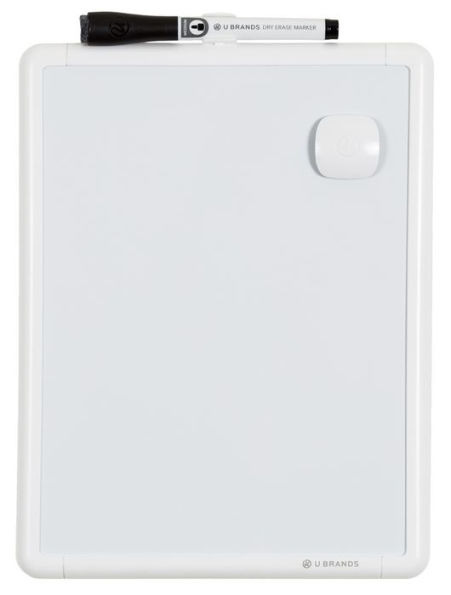 U Brands Contempo Magnetic Dry Erase Board, 8.5