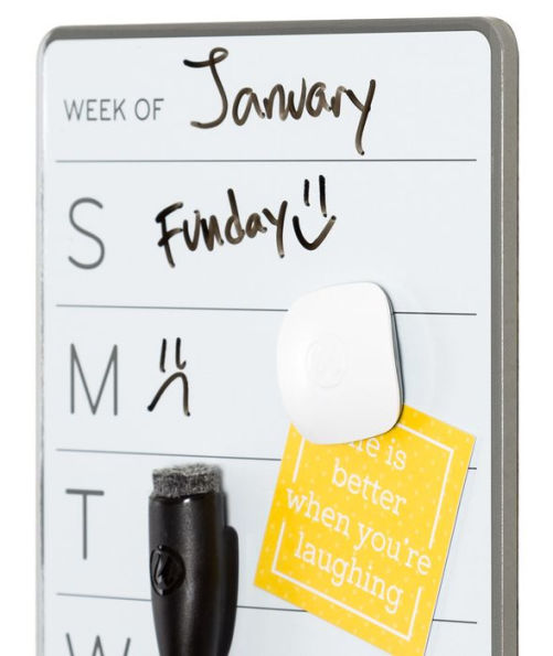 U Brands Magnetic Weekly Dry Erase Board, 5.5