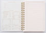 Alternative view 4 of Designworks Textured Paper Twin Wire Notebook No. 2 - Burgundy 6 x 8.25