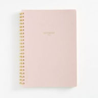 Twin Wire Notebook Solid Collection - Large - Pink Chiffon