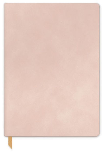 Vegan Suede Flex Cover Journal - Dusty Blush