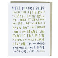 Title: Awkward Sympathy Empathy Card