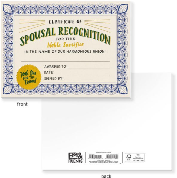 Spousal Achievement Notepad