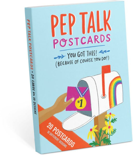 Pep Talk Postcard Book