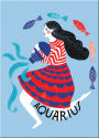 Aquarius Zodiac Magnet