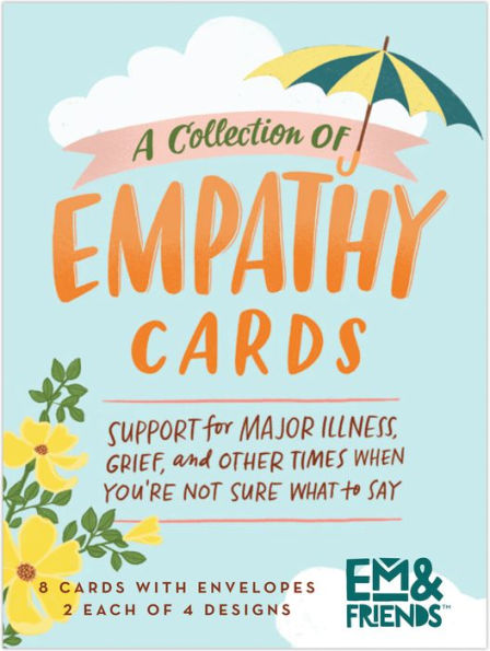 Em & Friends Empathy Cards, Box of 8 Assorted