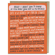 Title: Make Your Way In The World Encouragement Card