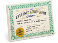 Title: Everyday Achievement Certificate Pad (Refresh)