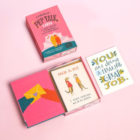 Pep Talk Cards, Box of 8 Assorted