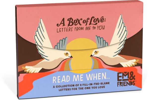 A Box of Love Fill in the Blank Read Me When Letters