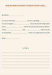 Alternative view 3 of Box of Friendship Fill in the Blank Read Me When Letters