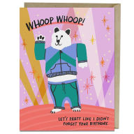 Title: Whoop Whoop Belated Birthday Card
