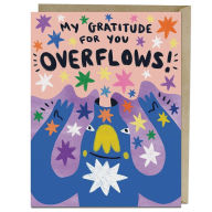 Title: Gratitude Overflows Thank You Card