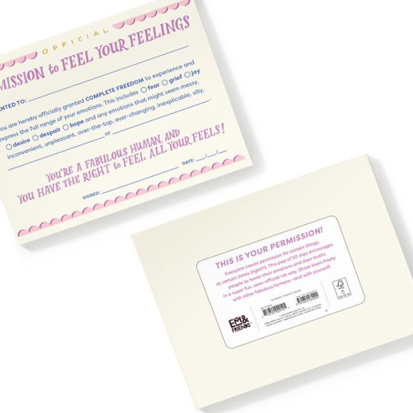 Permission to Feel Your Feelings Notepad