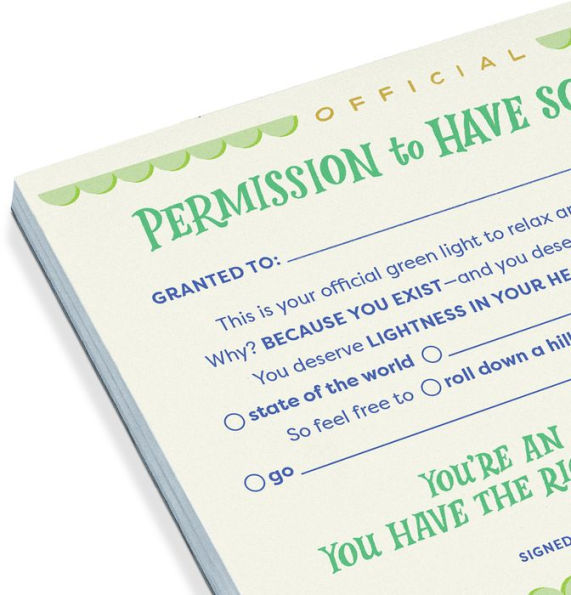 Permission to Have Some Fun Notepad