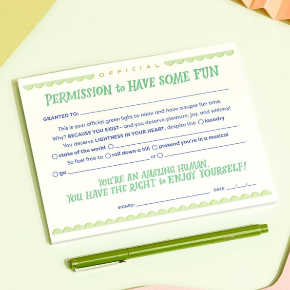 Permission to Have Some Fun Notepad