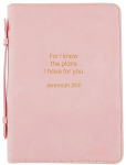 Alternative view 1 of Bible Cover - For I Know the Plans - Pink-XL