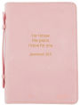 Bible Cover - For I Know the Plans - Pink-XL