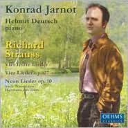 Title: Richard Strauss: Vier letzte Lieder; Vier Lieder, Op. 27; Neun Lieder, Op. 10, Artist: Konrad Jarnot