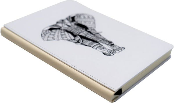 Chief Elephant Canvas Bound Notebook