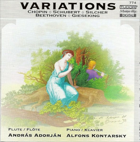 Variations: Chopin; Schubert; Silcher; Beethoven; Gieseking