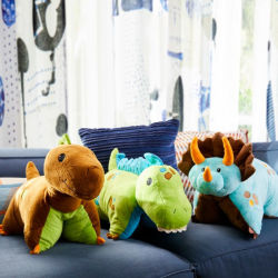 Pillow Pets Blue Dinosaur Stuffed Animal Plush Toy By Pillow Pets