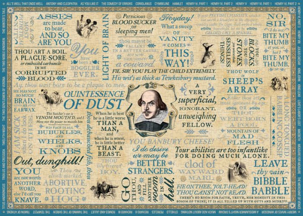 1000 piece Shakespearean Insults Puzzle