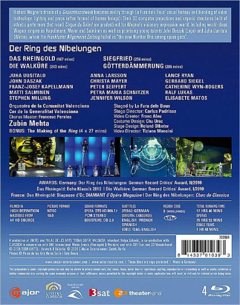 Der Ring des Nibelungen [4 Discs] [Blu-ray]