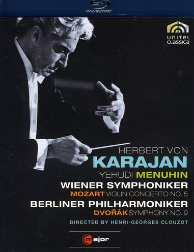 Herbert Von Karajan: Mozart - Violin Concerto No. 5/Dvorak Symphony 9 [Blu-ray]