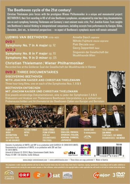 Christian Thielemann/Wiener Philharmoniker: Beethoven/Discovering Beethoven [3 Discs]