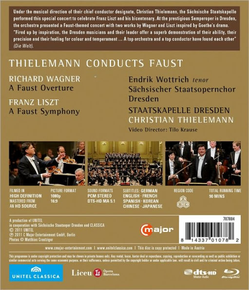 Christian Thielemann Conducts Faust: Liszt/Wagner [Blu-ray]