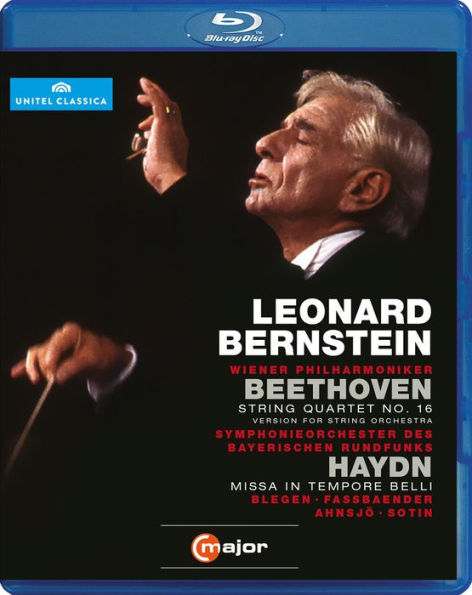 Leonard Bernstein: Beethoven - String Quartet No. 16/Haydn - Missa in Tempore Belli [Blu-ray]