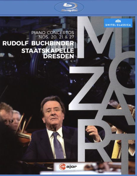 Rudolf Buchbinder/Staatskapelle Dresden: Mozart - Piano Concertos Nos. 20, 21 & 27 [Blu-ray]