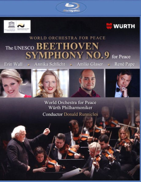 World Orchestra for Peace/Donald Runnicles: Beethoven - Symphony No. 9 [Blu-ray]